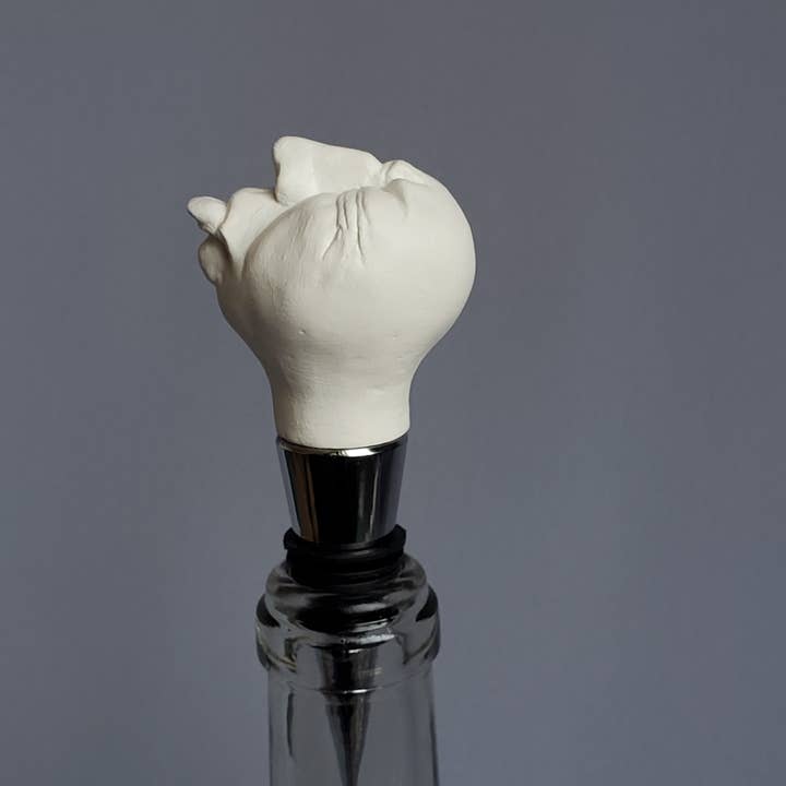 Gino- Bottle Stopper for wholesale by Mudita Studio LLC