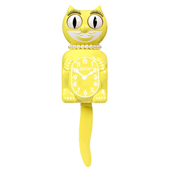Spring Daffodil Lady Kit-Cat Klock for wholesale by Kit-Cat Klock