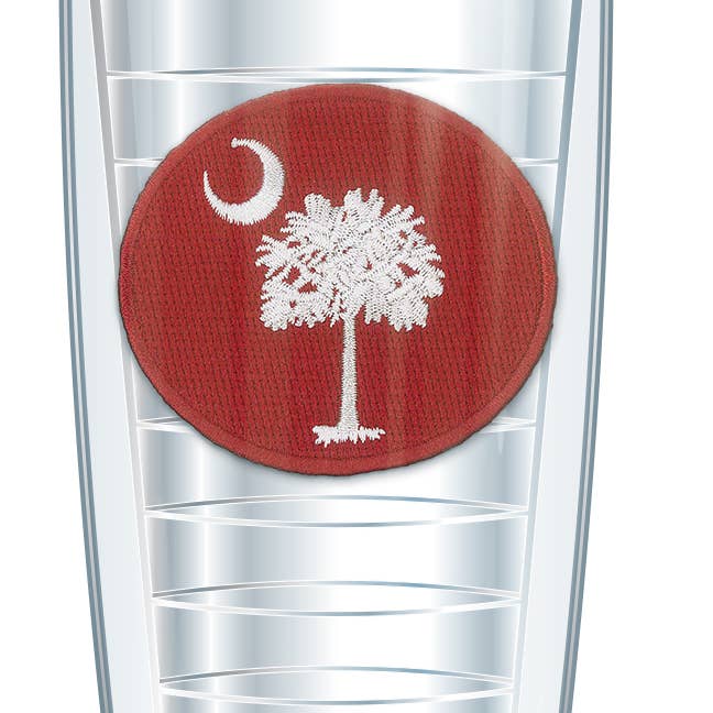 Garnet Palmetto Crescent Patch Tumbler for wholesale by FREEHEART