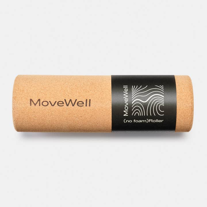 (no foam) Roller - Cork Massage Roller, 100% Natural for wholesale by MoveWell