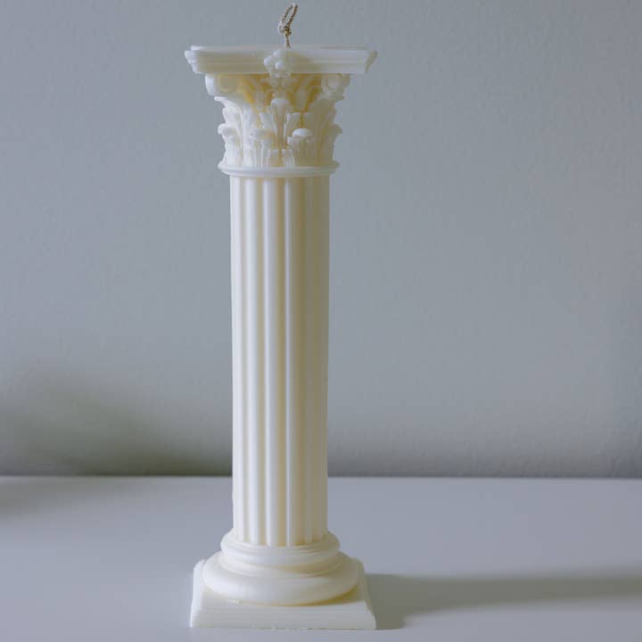 Verba Candle Co - Wholesale Pillar Candle - Classic Greek Roman Column Pillar Candle0