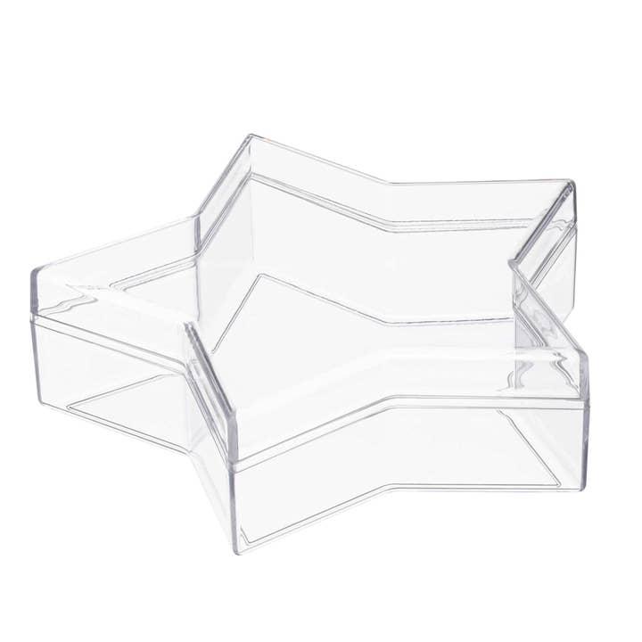 Hammont - Wholesale Party Favor Bag/Box - Star Shaped Clear Acrylic Boxes Candy Gift box