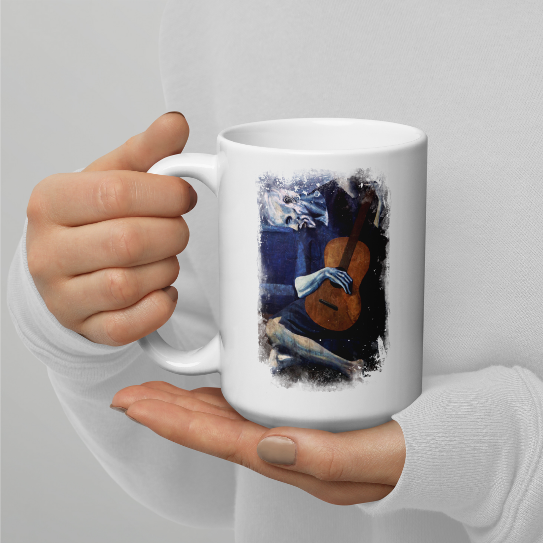 Art-O-Rama Shop - Wholesale Coffee Mug - Picasso - The Old Guitarist Artwork Mug4