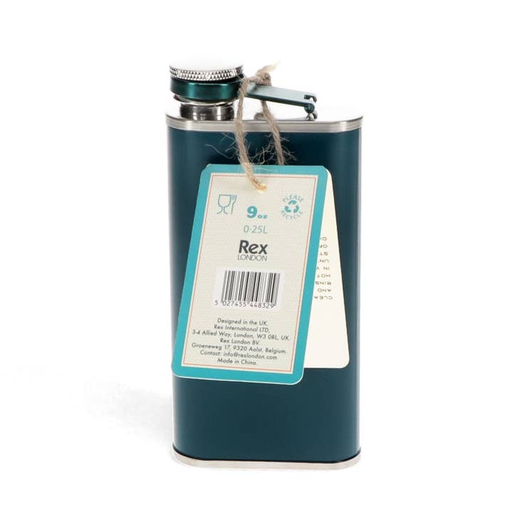 Rex B2B - UK - Wholesale Flask - Hunter Hip Flask With 2 Cups 220Ml - Spirit of Adventure1