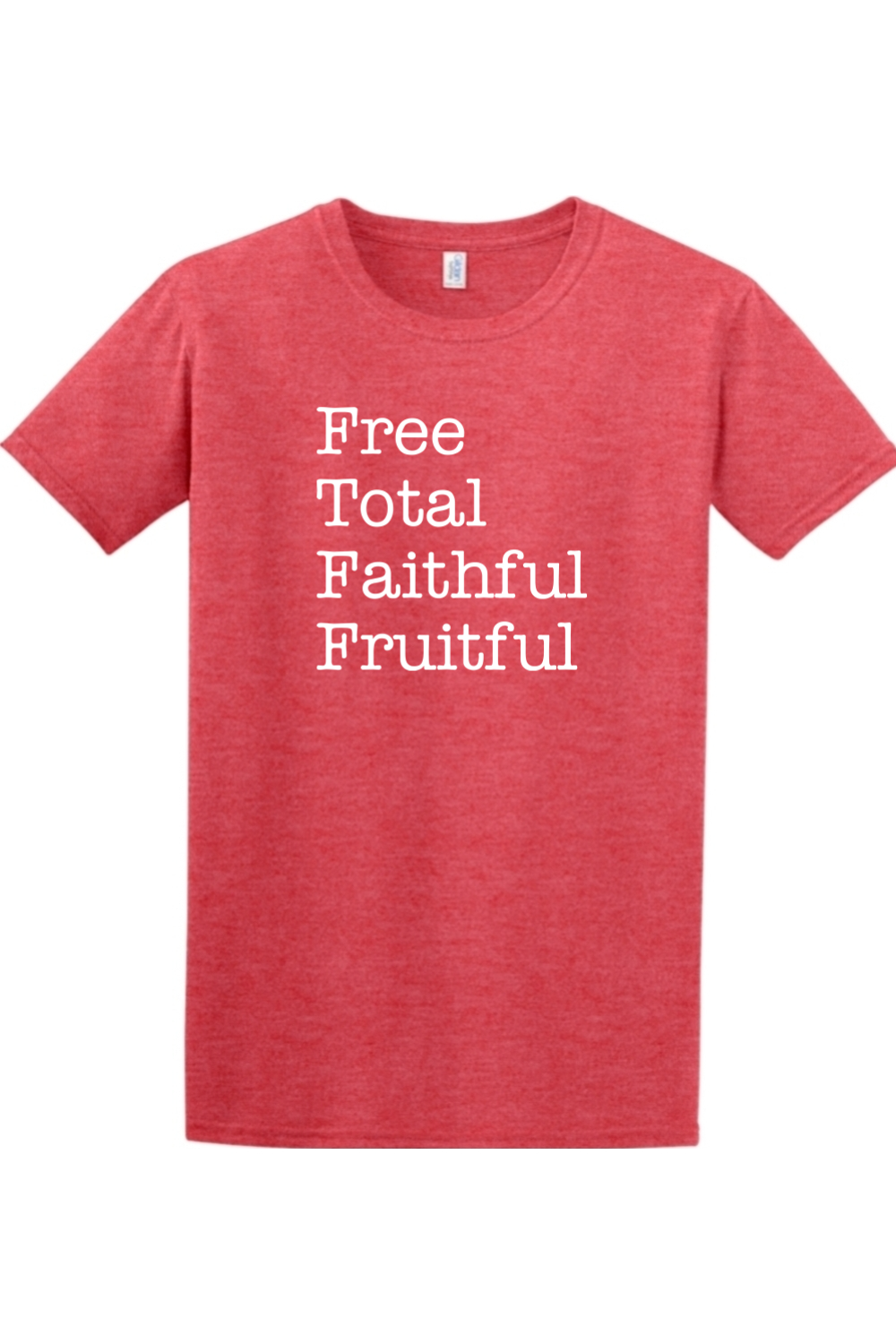 Sock Religious - Wholesale Screen Printed T-Shirt - Unisex - Free Total Faithful Fruitful - Theology of the Body Adult T-shirt3
