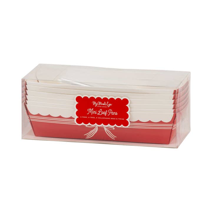 My Mind’s Eye - Wholesale Baking Dish - PLLP120 - Red Bow Loaf Pan Set