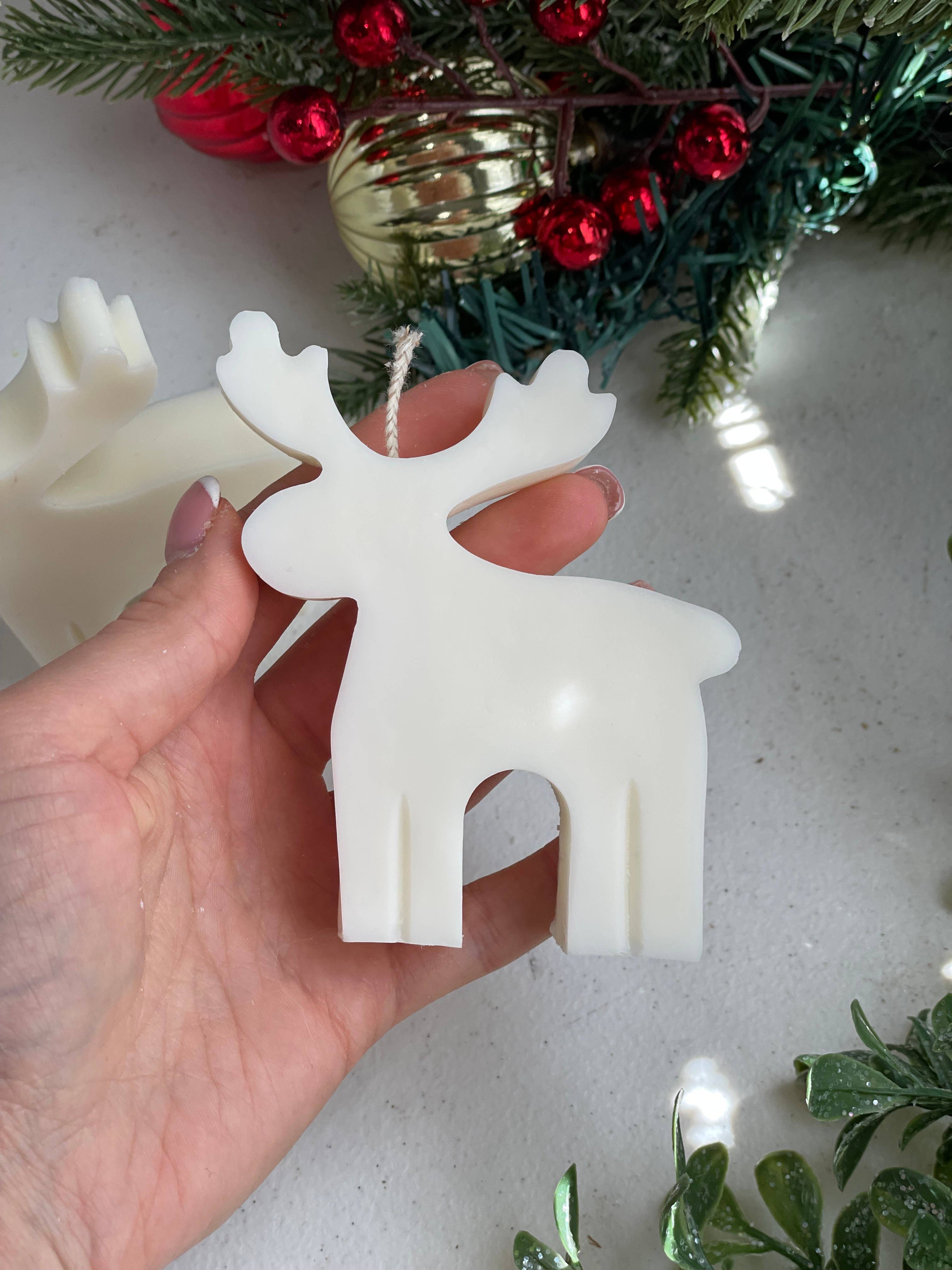 Akivodu Candles - Vendita all'ingrosso Candele regalo - Candela Alce di Natale: Profumi Multipli per le Feste1