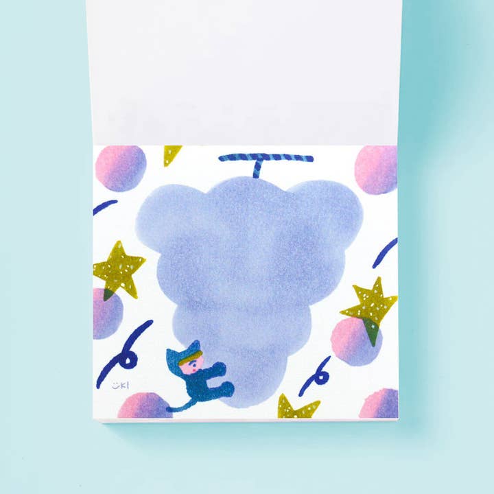 Her Winter Flowers - Wholesale Notepad - Block Memo - Fruits 4