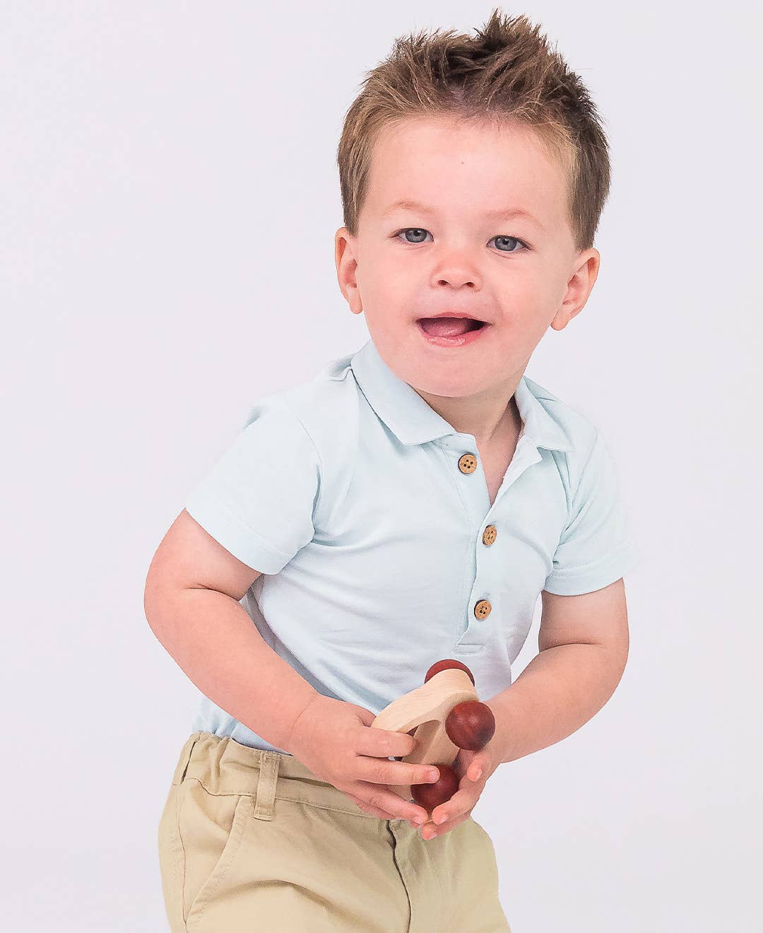 bleu Body à manches courtes bleu clair pour bébé garçon en vente sur Faire2