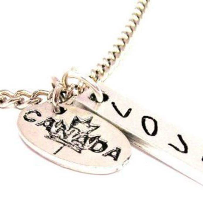Chubby Chico Charms - Wholesale Pendant/Charm Necklace - Canada With Leaf Love Stick Necklace Maple Leaf Canadian