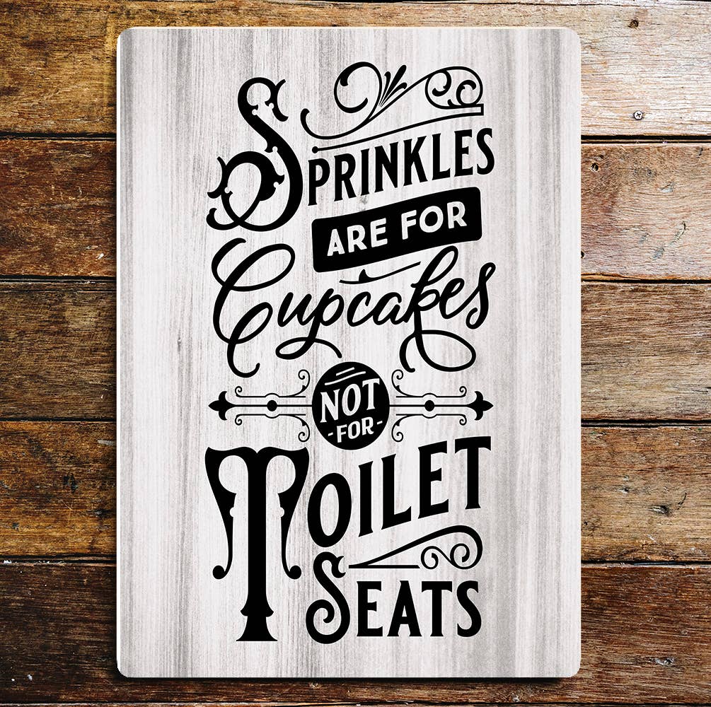 The British Metal Signs Company – wholesale Bathroom sign – Toilet Seat Notice  Art  Sign Plaque0