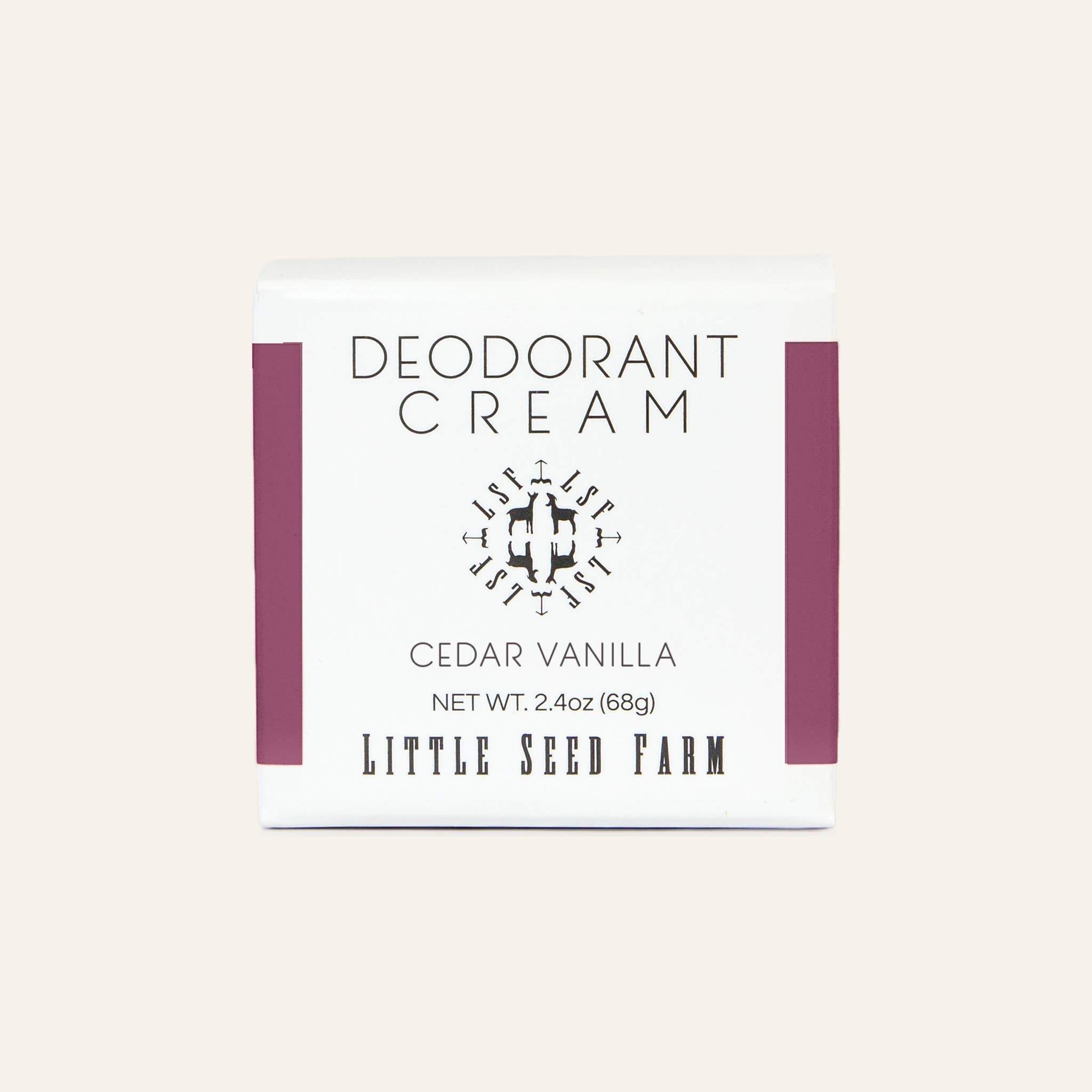 Little Seed Farm - Wholesale Deodorant - Women's - Cedar Vanilla Deodorant Cream