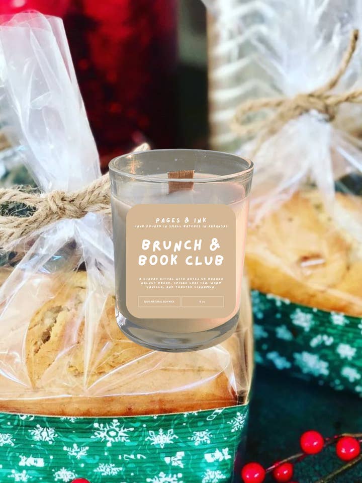 Brunch & Bokklubb: Bananbrödsljus för wholesale av Pages and Ink