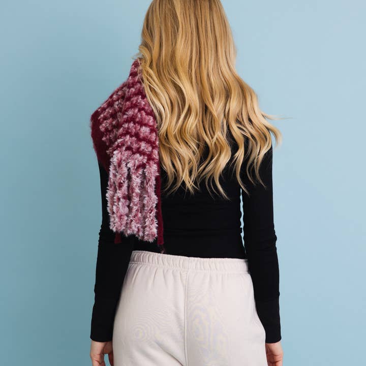 Leto Accessories - Wholesale Scarf - Unisex - Ultra Soft Chenille Tassel Scarf - 6 Colors!10