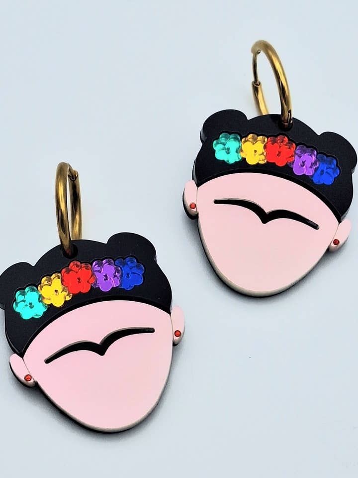 Frida Oorbellen voor wholesale door LadyRockCreaciones