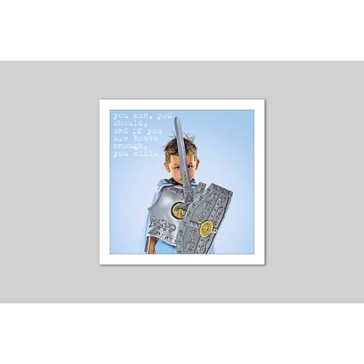 Brave Enough Greeting Card for wholesale by Icon