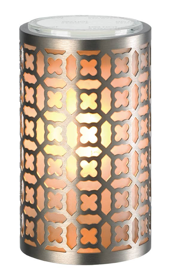 SERENE HOUSE - Wholesale Wax Warmer - SILVER METAL NO SPILL WAX MELT WARMER (use Serene Pod)1