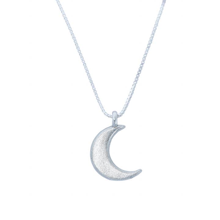 Pendentif Luna Creciente - Argent pour la vente par Cielomar Jewelry