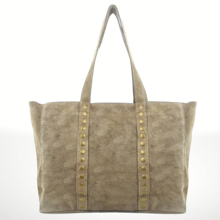 ITALIAN'S LEATHER - Wholesale Tote Bag - Women's - Celina Suede Leather Tote Bag 22071221