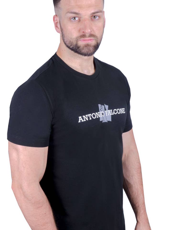 Zenden Organic Cotton T-shirt Black for wholesale by Antonio Falcone