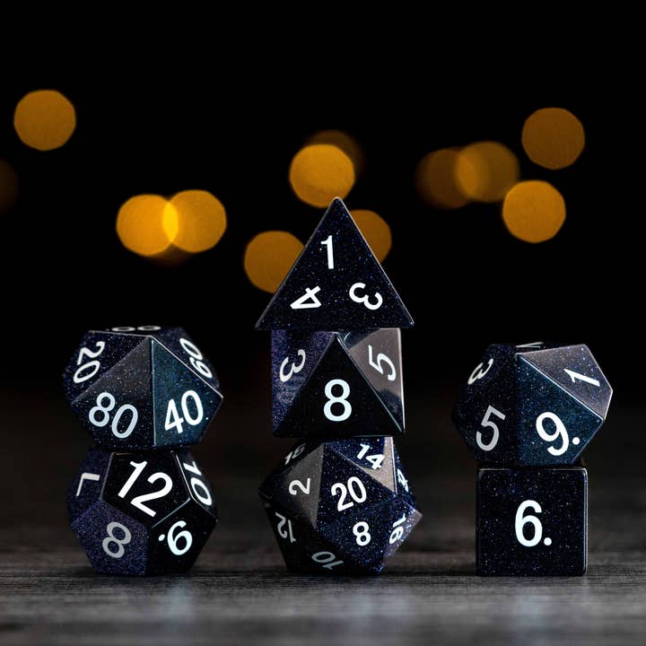 FanRoll by Metallic Dice Games - Wholesale Dice - Mystic Mines Gemstone Poly Dice Sets: UPGRADED PACKAGING1