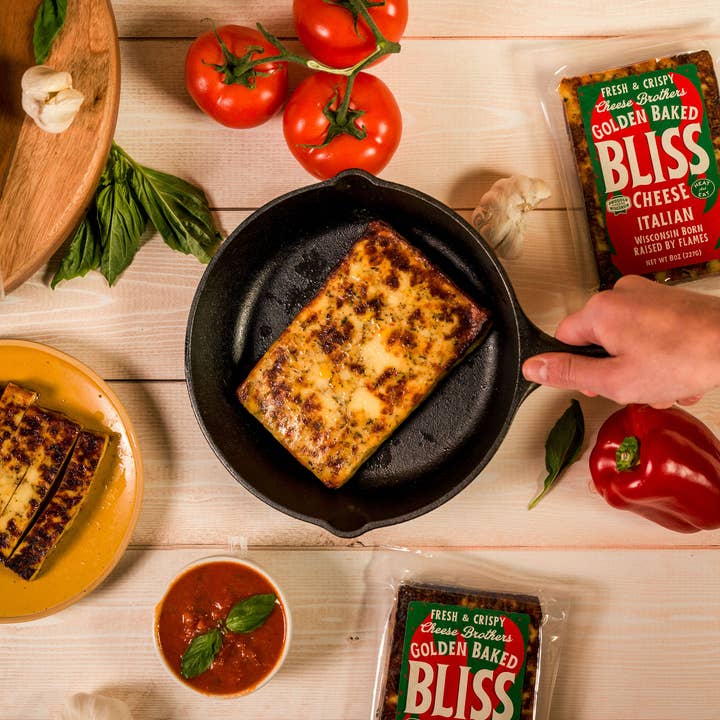 Cheese Brothers - Wholesale Cheese - Italian Golden Baked Bliss Cheese *New Release*