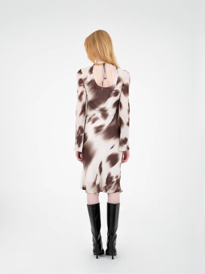 CARMEN SAYS – Engroshandel Kjole - Dame – Citylights ko-print kjole4