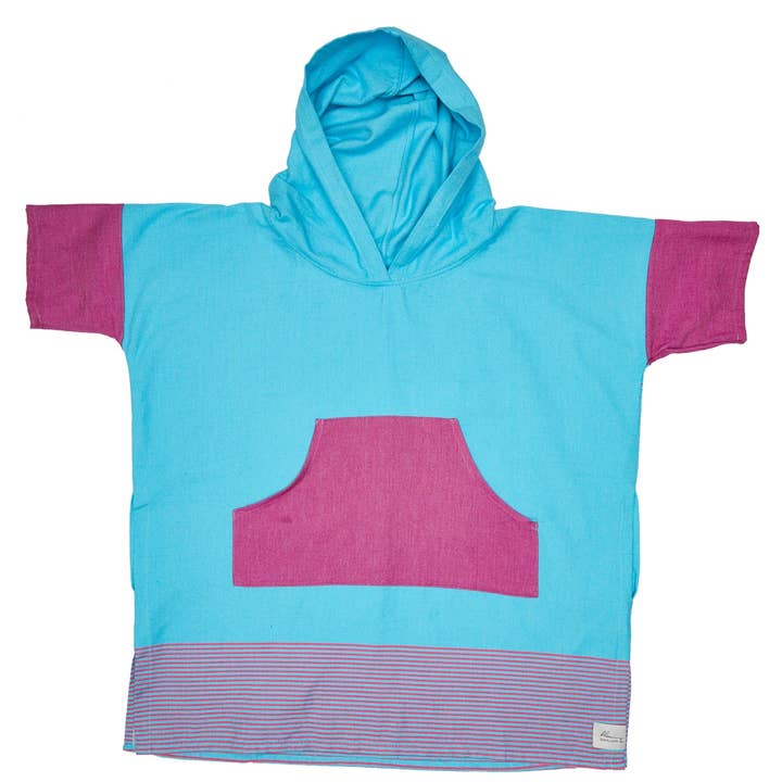 Burning Sky Kids Poncho for wholesale by Blem Beach Accessories AU