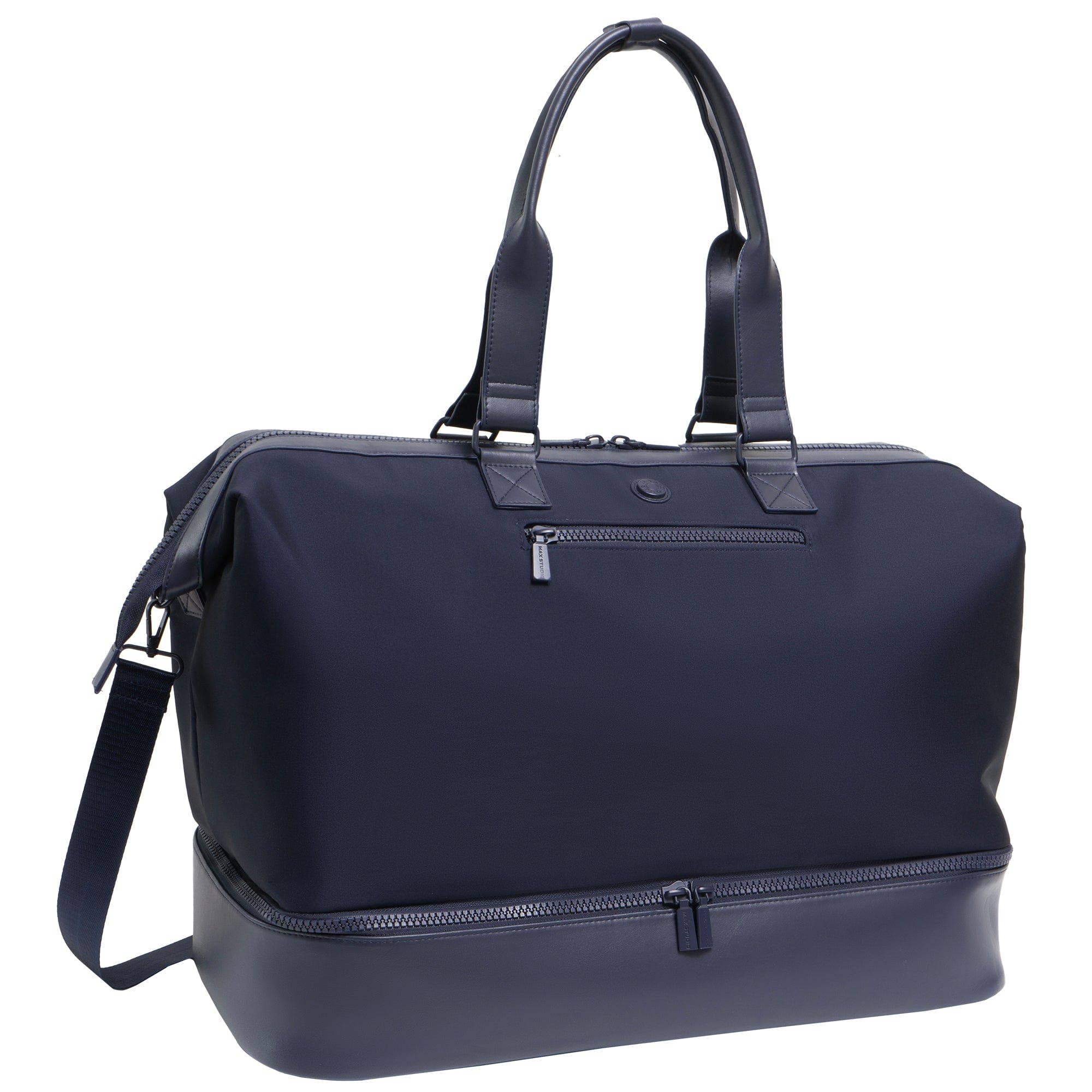 Magid - Wholesale Weekender Bag - Women's - Max Studio Sport Nylon & Faux Leather Drop Bottom Duffel Bag84