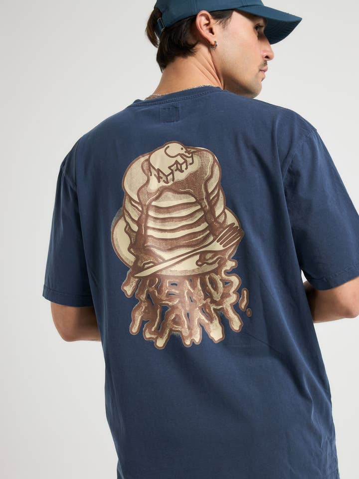 Panqueque T-Shirt Pageant Blue for wholesale by Trendsplant Clothing