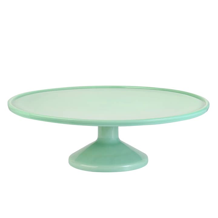 Everest Global - Vente Présentoirs à gâteaux - Présentoir à gâteau en verre jadéite