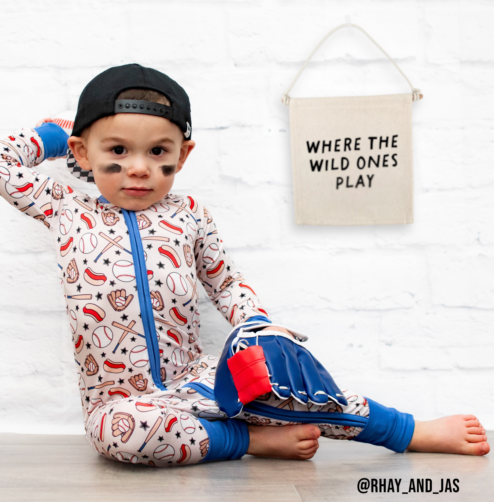 Cherrypick - Wholesale Sign - Where The Wild Ones Play Canvas Hang Sign - Kids Decor2