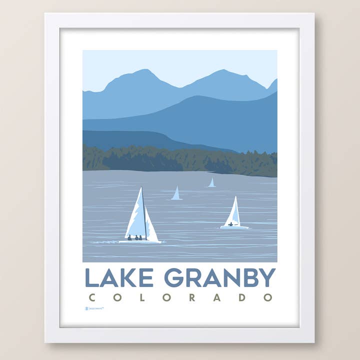 Lake Granby Print for wholesale by Bozz Prints