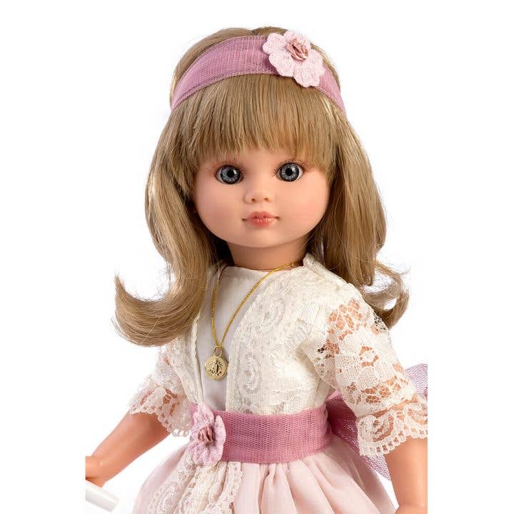 Raúl Arias Bernabeu - Wholesale Doll - Kids - Fany communion doll with tulle bow, 40 cm. Box1