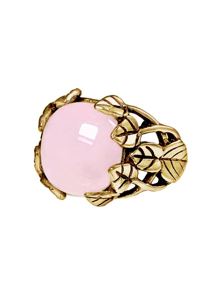 Rose Quartz Garden Ring In - GF for wholesale by Zoey Simmons