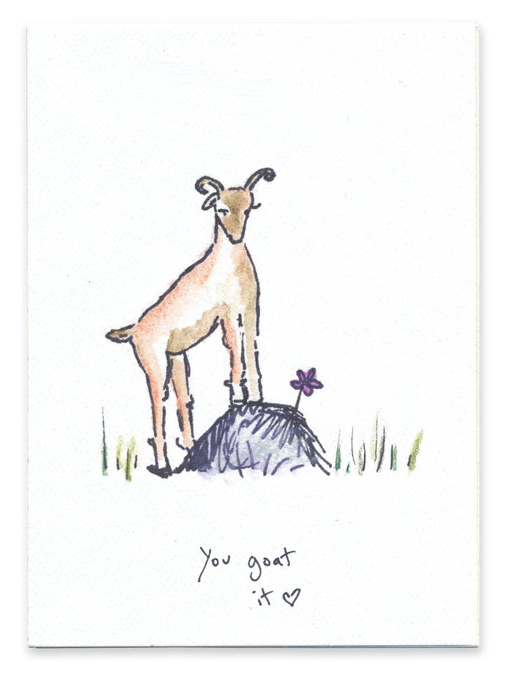 You Goat It for wholesale by Rosie’s Wonders Connection Cards