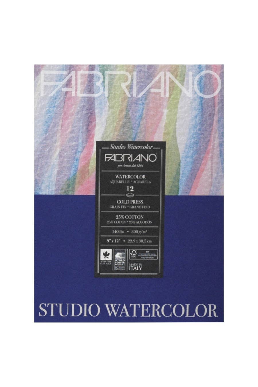 Chartpak, Inc. - Wholesale Sketchbook/Sketchpad - Fabriano Studio Watercolor Pad7