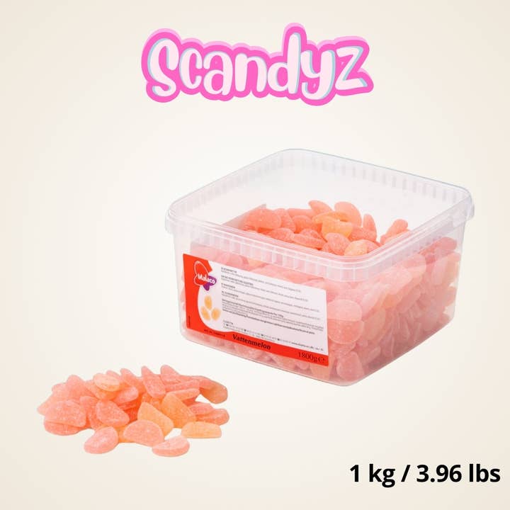 Bonbons Gélifiés à la Pastèque – Bonbons Gélifiés au Goût de Pastèque Aigre 1 pour la vente par Scandyz