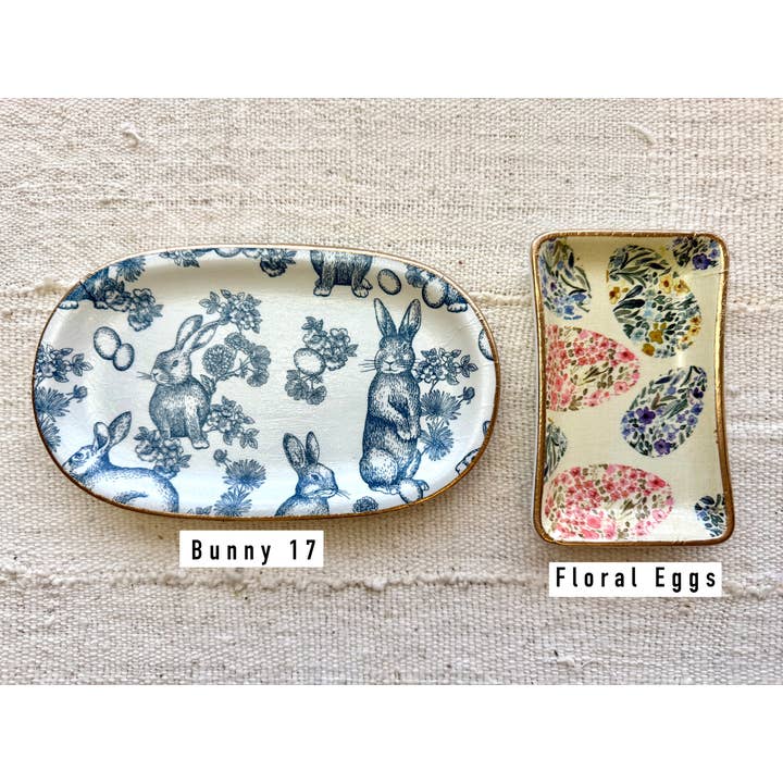 Ten Twenty Six Designs - Venta al por mayor Bandejas decorativas - Bandejas Grandes de Cerámica para Pascua4