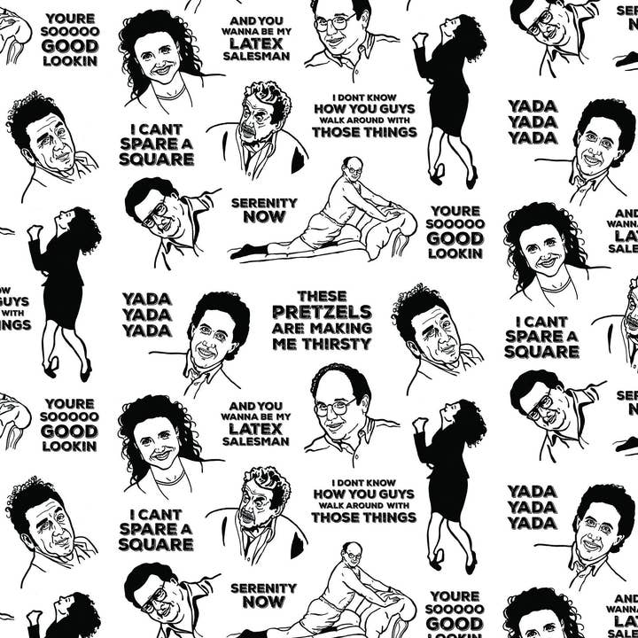 Design Corner - Wholesale Inpakpapier - Seinfeld cadeauverpakking 24 „x36" vel2