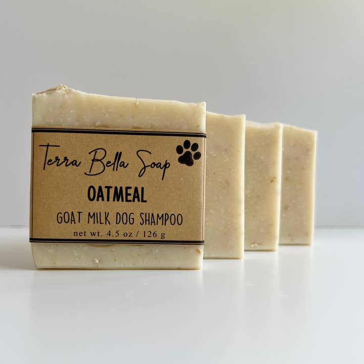 Shampoing à l'avoine pour chiens pour la vente par Terra Bella Soap