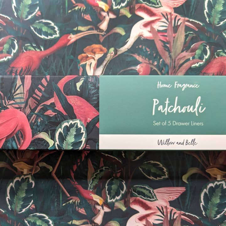 Robert Frederick Ltd - Wholesale Drawer Liner - Willow And Belle Scented Drawer Liners - Patchouli