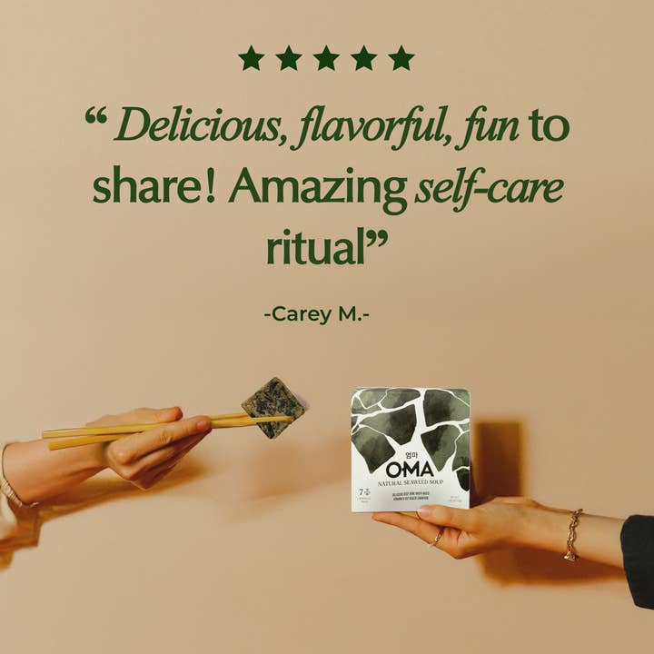 OMA Food - Wholesale Broth - Seaweed Soup Bone Broth based, box7