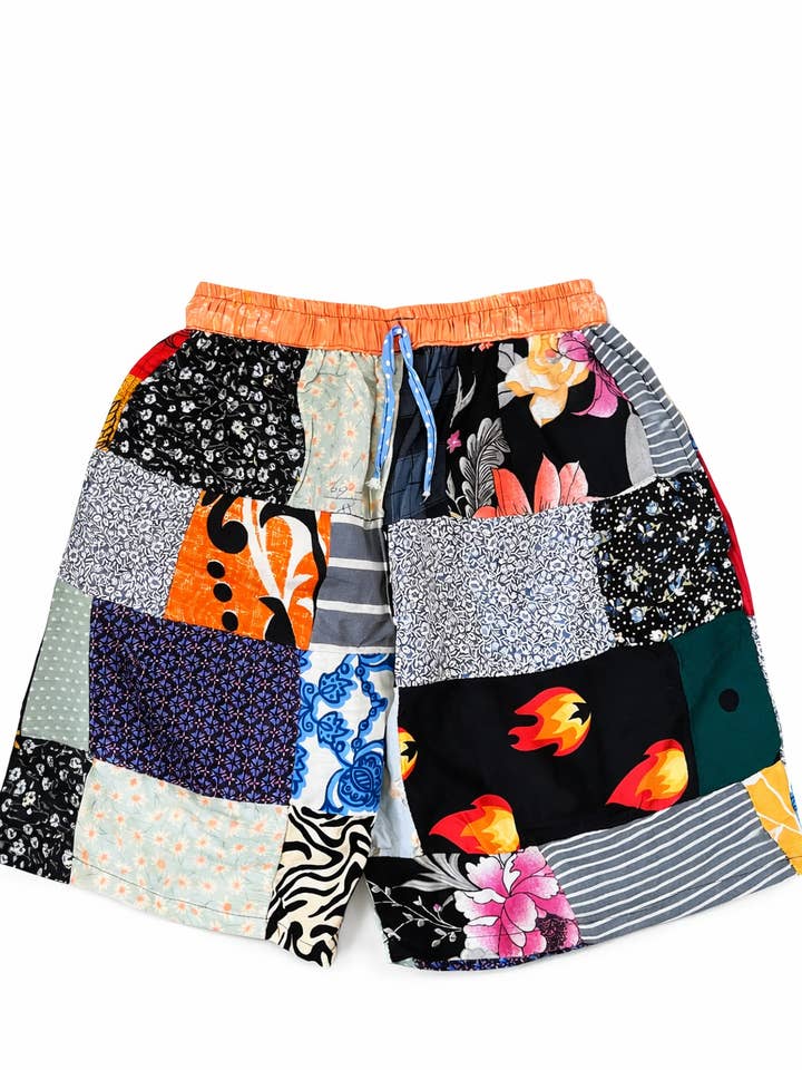 Short en coton patchwork - TAILLE UNIQUE pour la vente par Magic Touch Corp