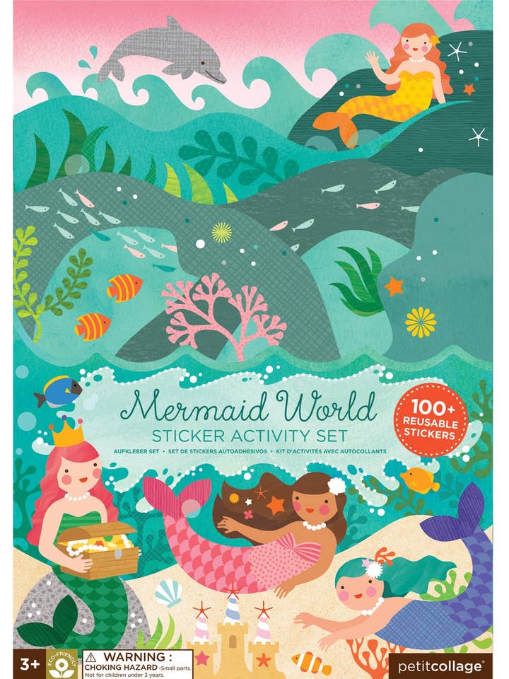 Mermaid World Sticker Activity Set for wholesale by Chronicle Books