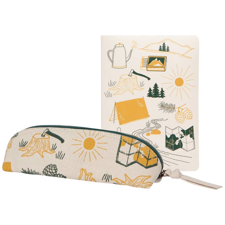 Danica Jubilee - Wholesale Notebook - Camp Out Notebook & Pencil Case Set