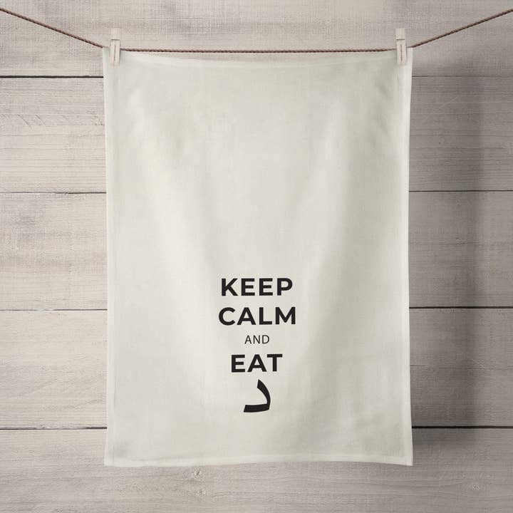 Mantén la calma y come dal para venta al por mayor de Tea and Linen
