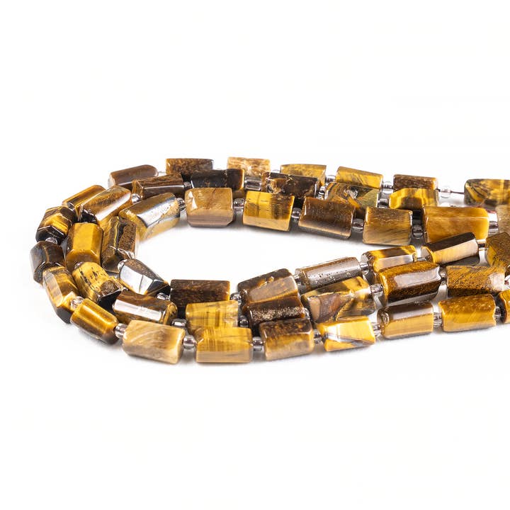 Soothing Crystals Beads - Wholesale Beads - Gemstone Pipe Beads | Tiger eye | Crystal Tube Beads4