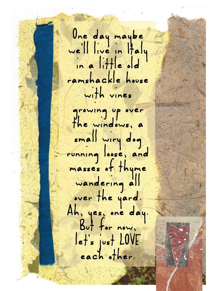 Italia - Biglietto d'auguri per la vendita all'ingrosso da parte di Ampersand Cards