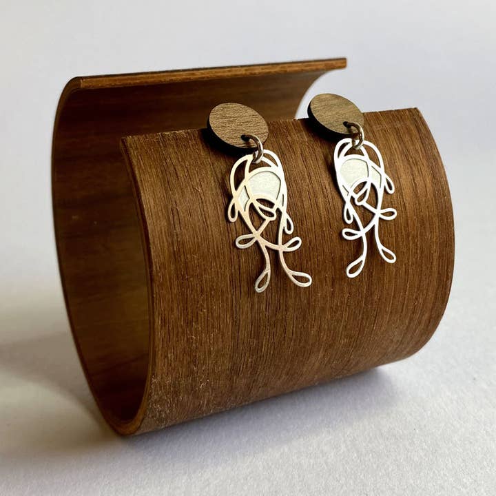 Joy stud dangle earrings for wholesale by Go Do Good